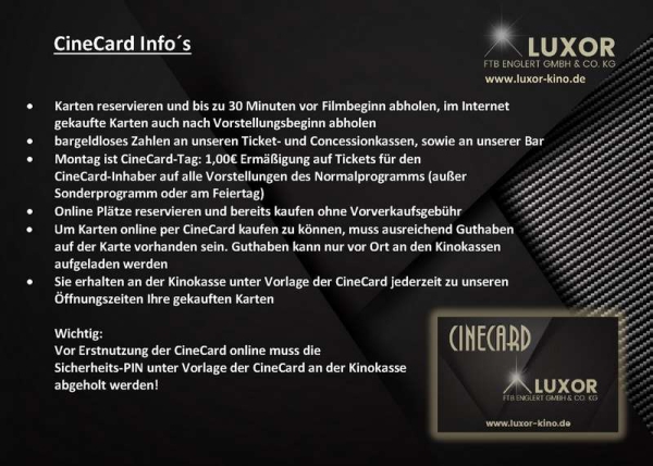 CineCard Infos